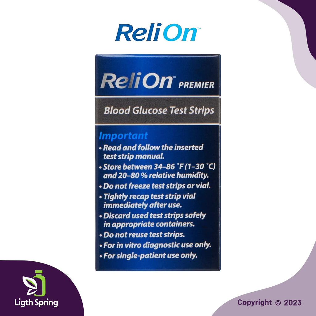 Blood Glucose Test Strips 100Ct 2 Pack X231