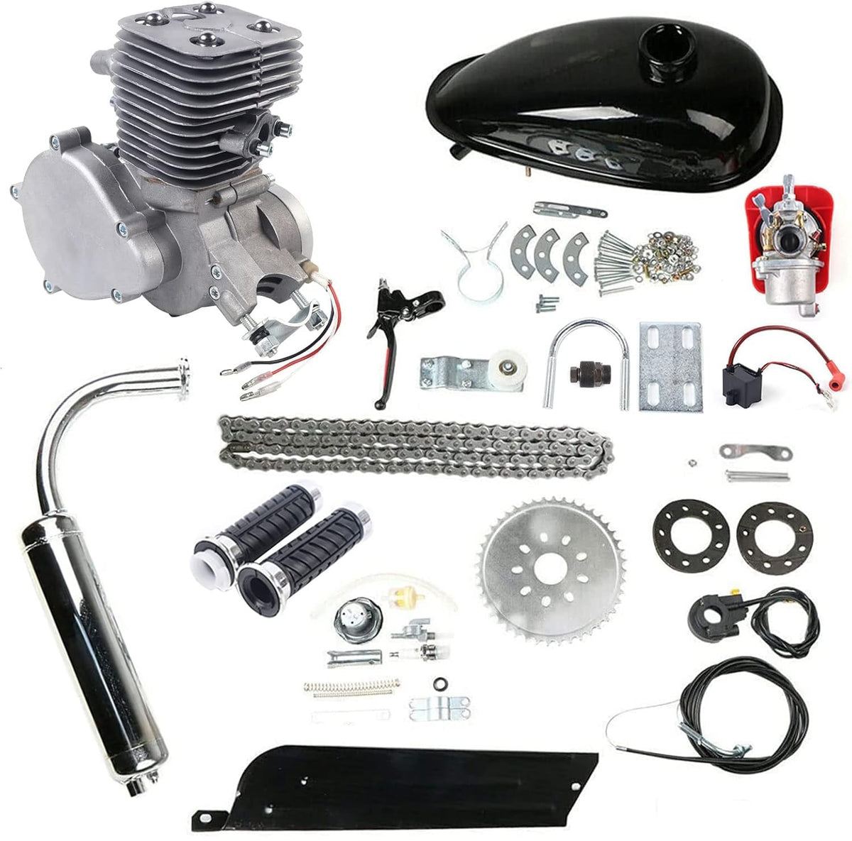 100cc 2 Stroke Air-Cooling Bicycle Engine Kit E7243