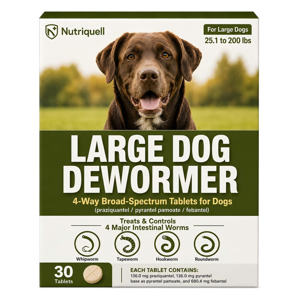 Medium and Large Dog Dewormer Tablets S63678