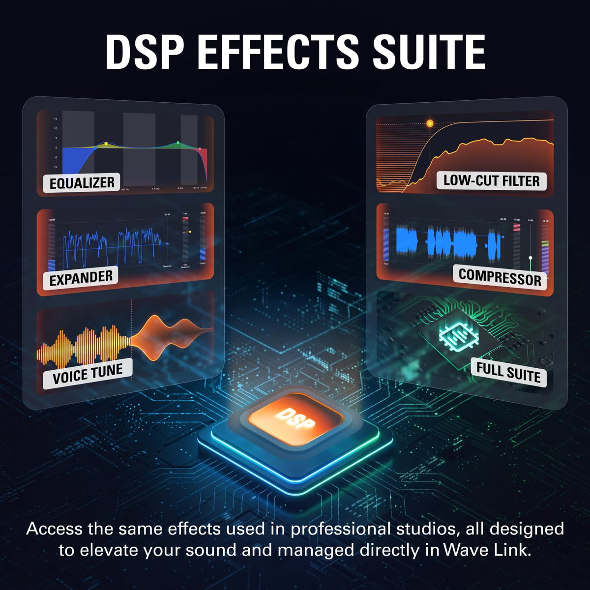 USB Audio Interface and DSP Mixer X735