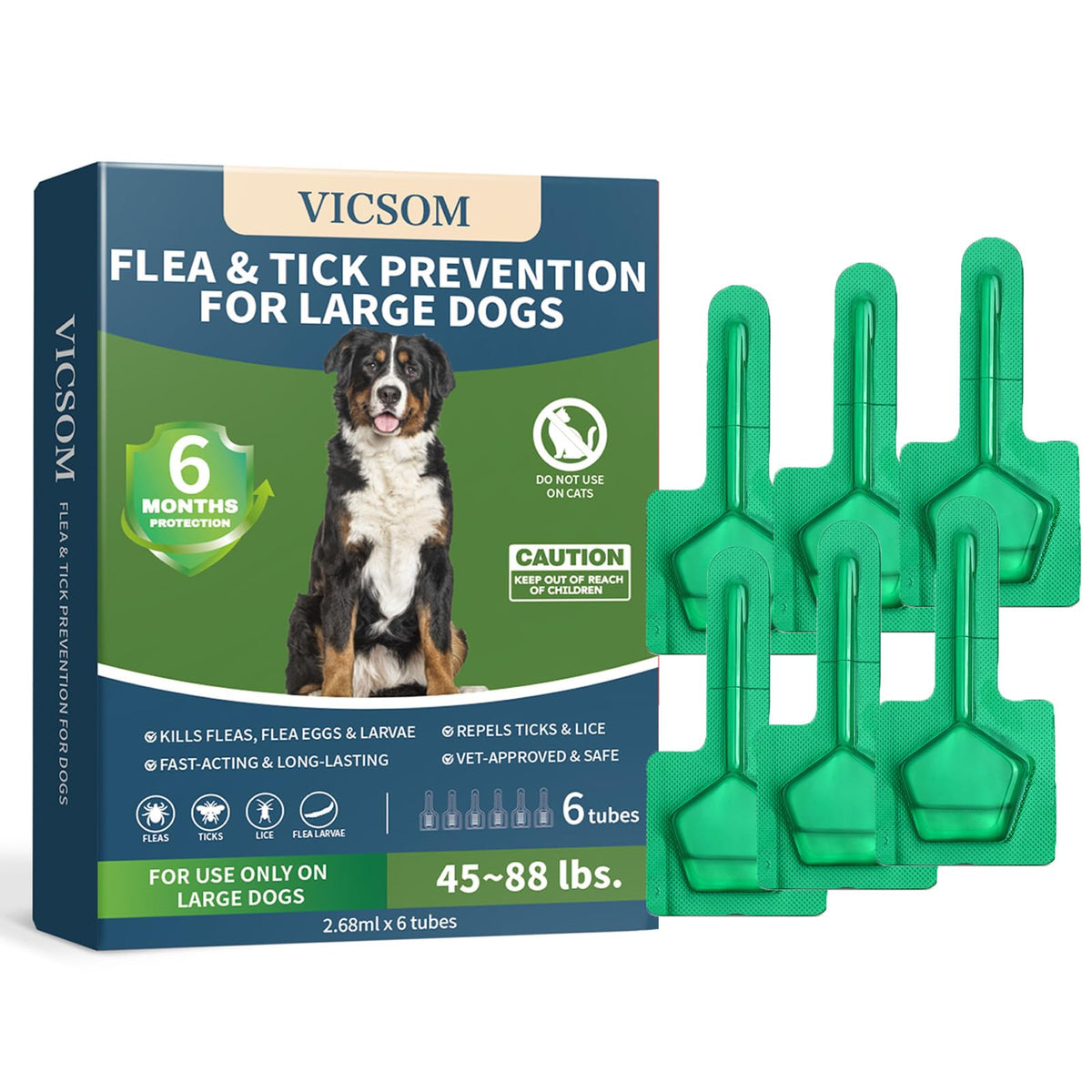 Flea and Tick Prevention for Large Dogs D50858