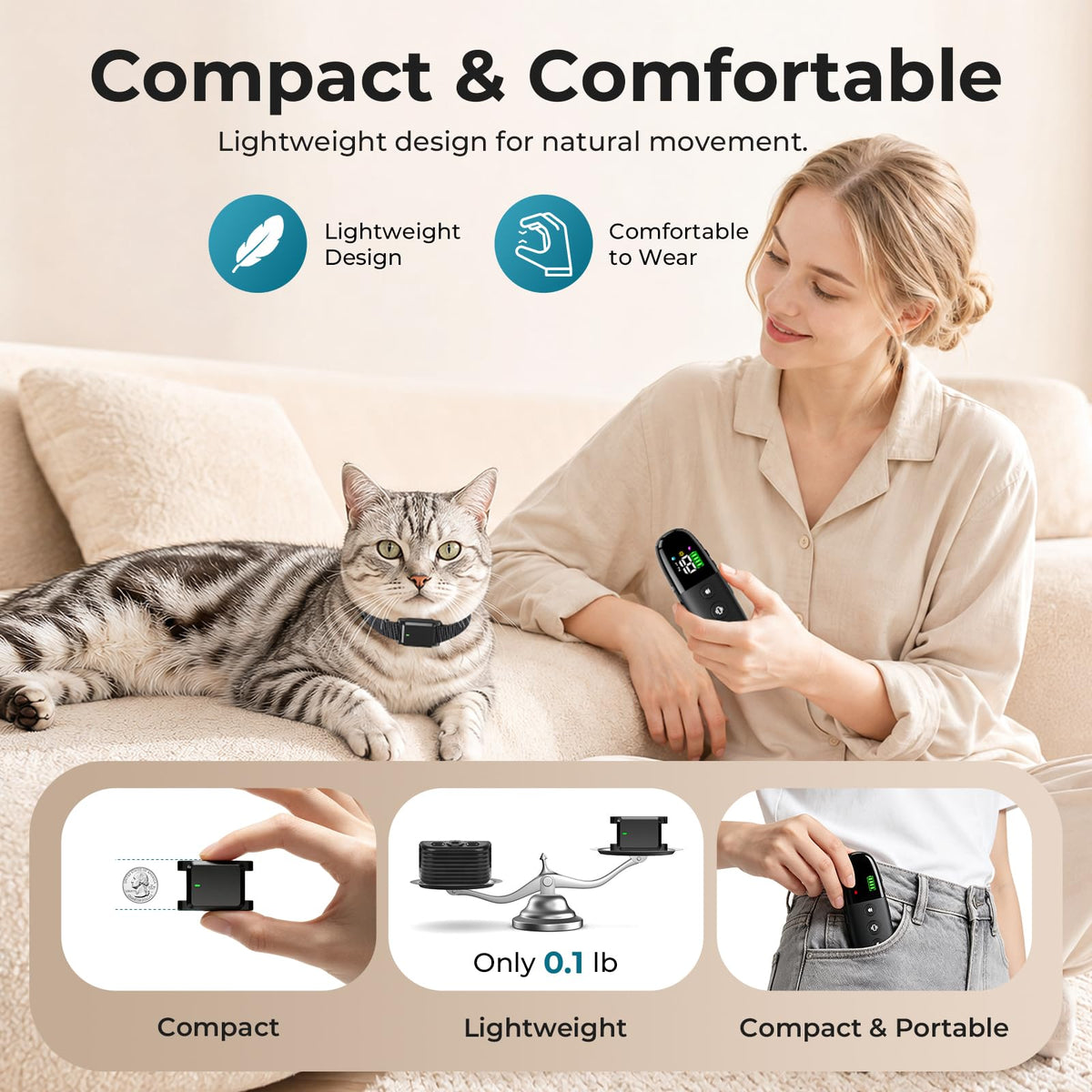Cat Shock Collar with Remote C85070