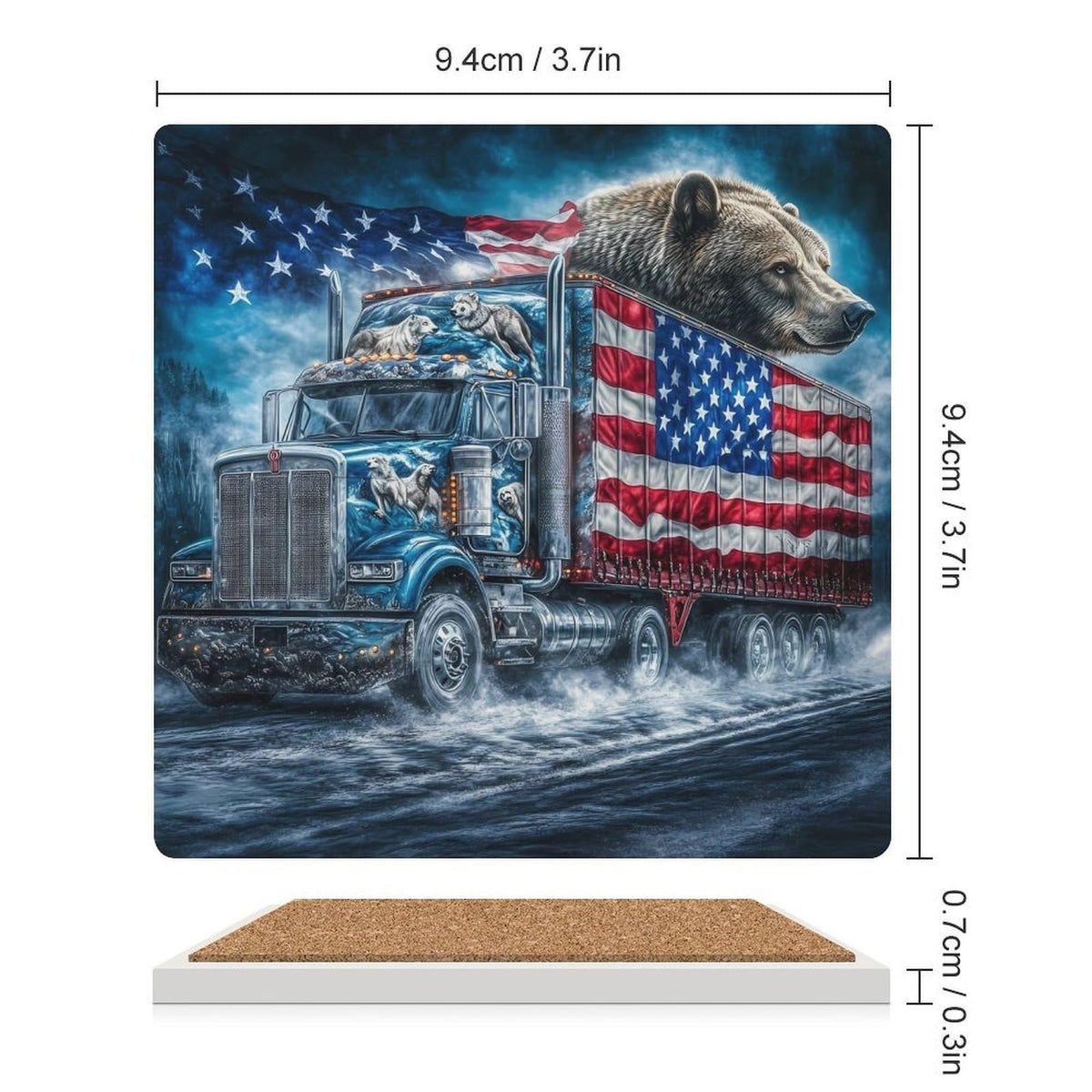 Ceramic Coasters Set D65541