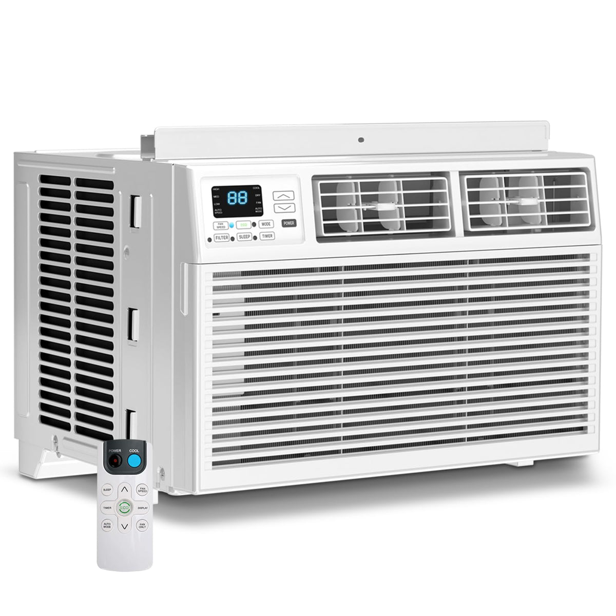 10000 BTU 6-in-1 Window Air Conditioner with Remote Control U97157
