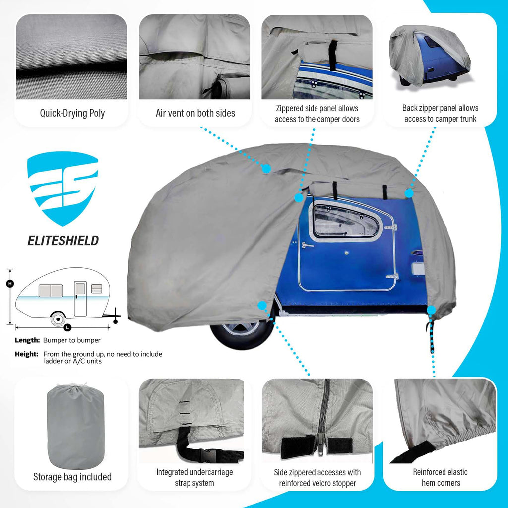 Teardrop Trailer Camper Covers T6026