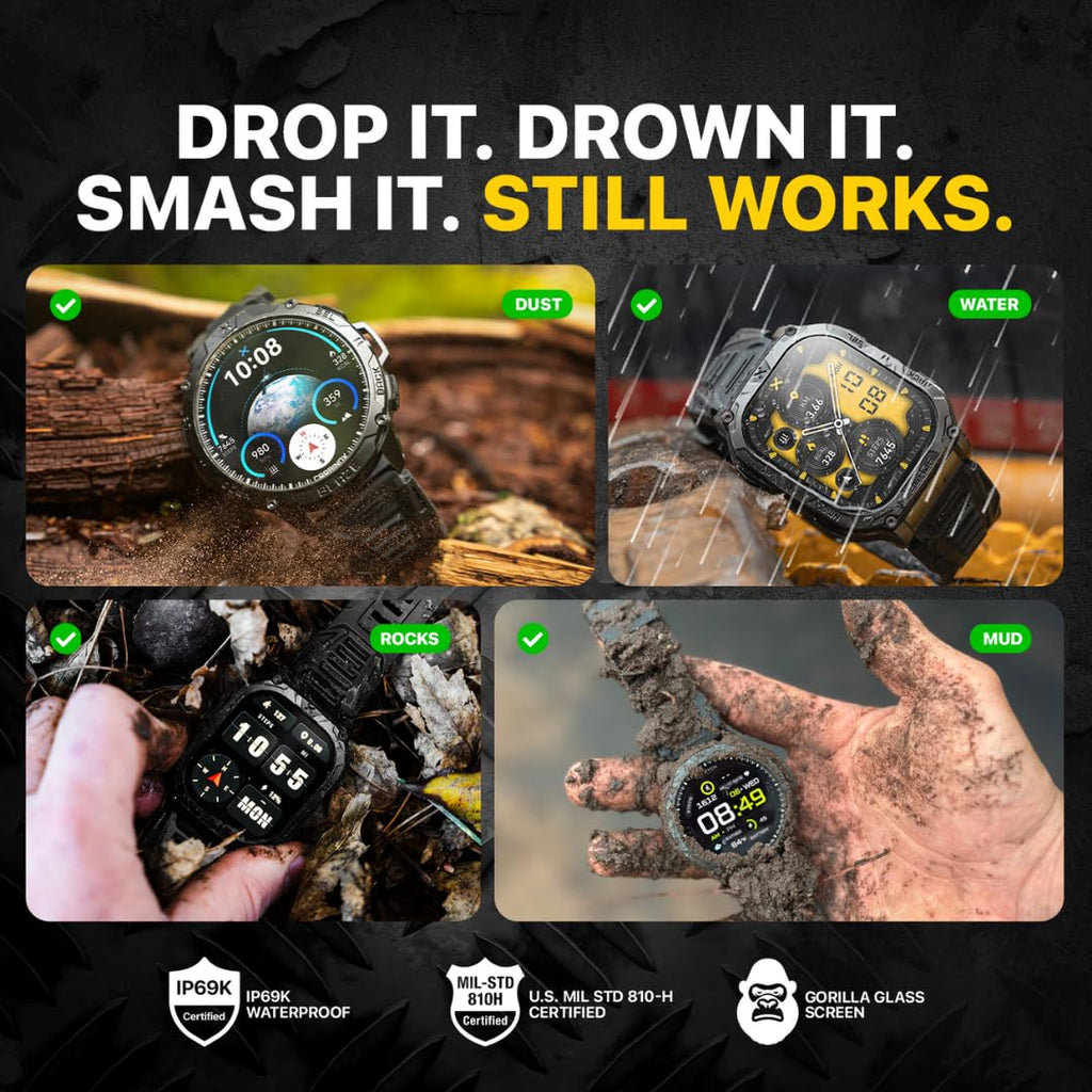Rugged Smart Watch with GPS B8361