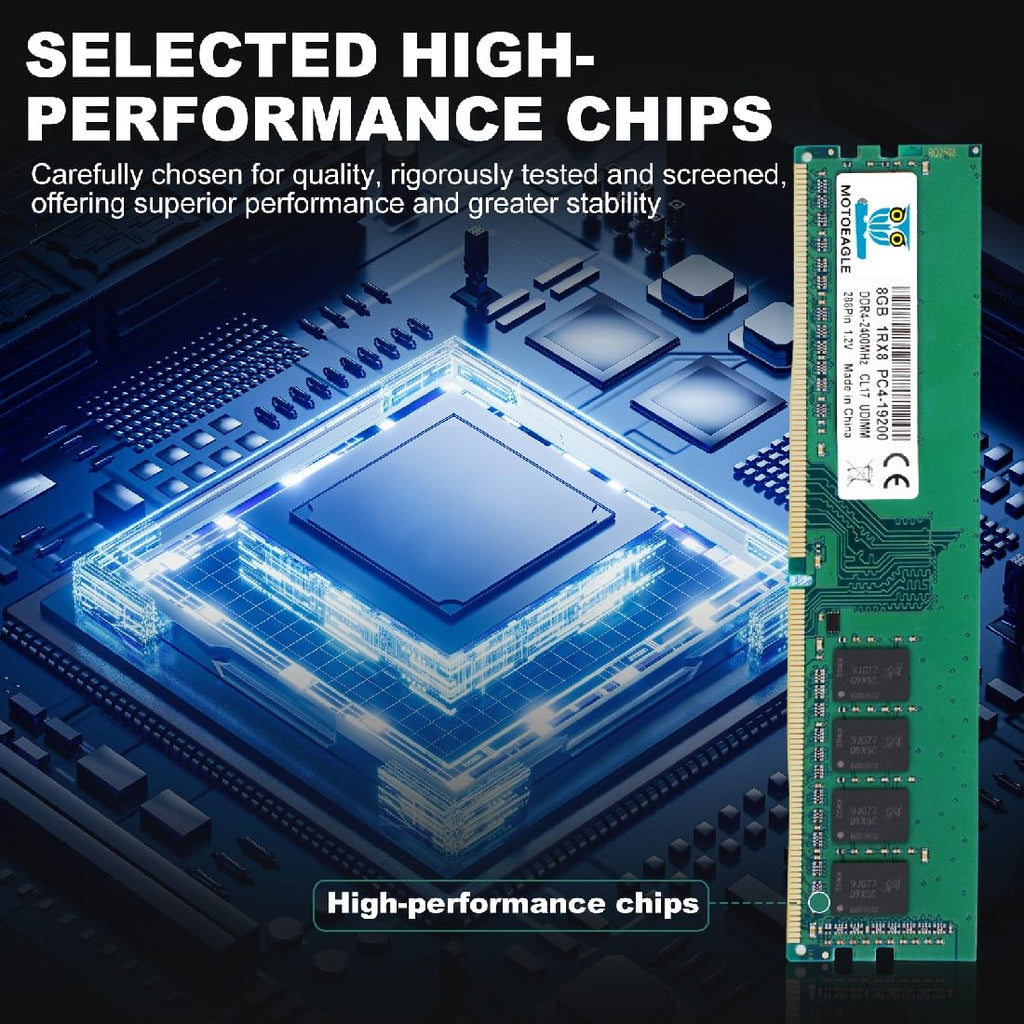 16GB DDR4 RAM 2x8GB 2400 MHz Non-ECC Desktop Memory KIT Z52195