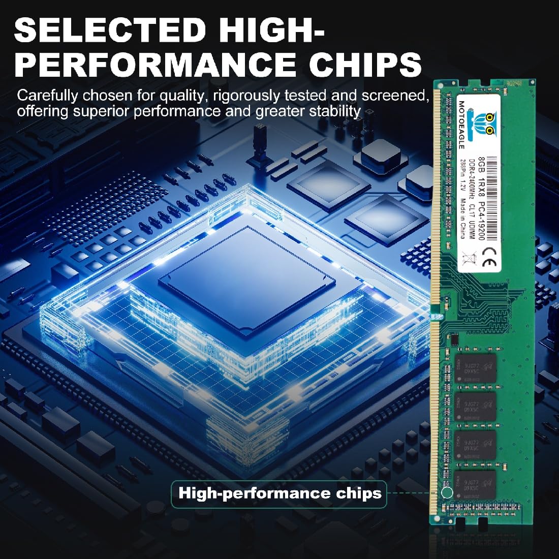 16GB DDR4 RAM 2x8GB 2400 MHz Non-ECC Desktop Memory KIT Z52195