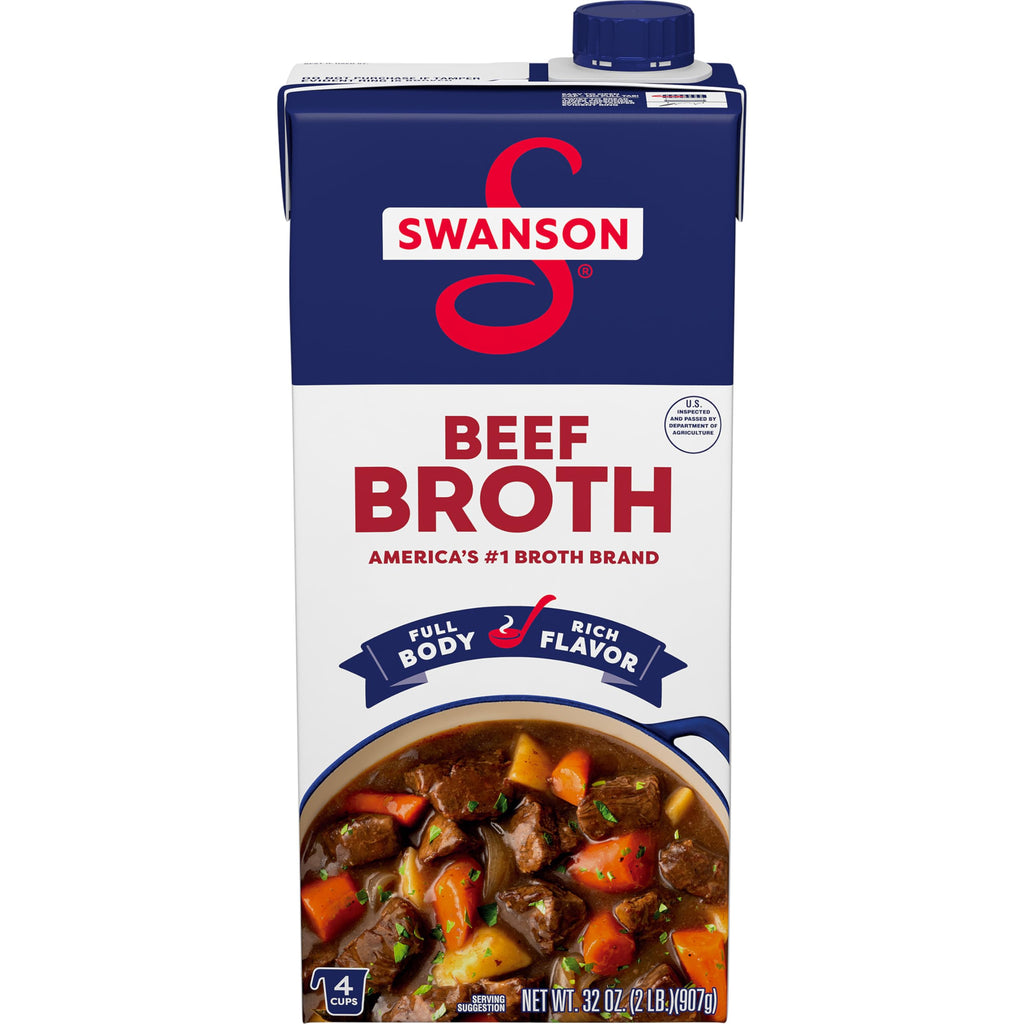 Beef Broth 32 oz Carton S2915
