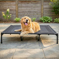 Elevated Dog Bed with Metal Frame, X-Large Grey R6544