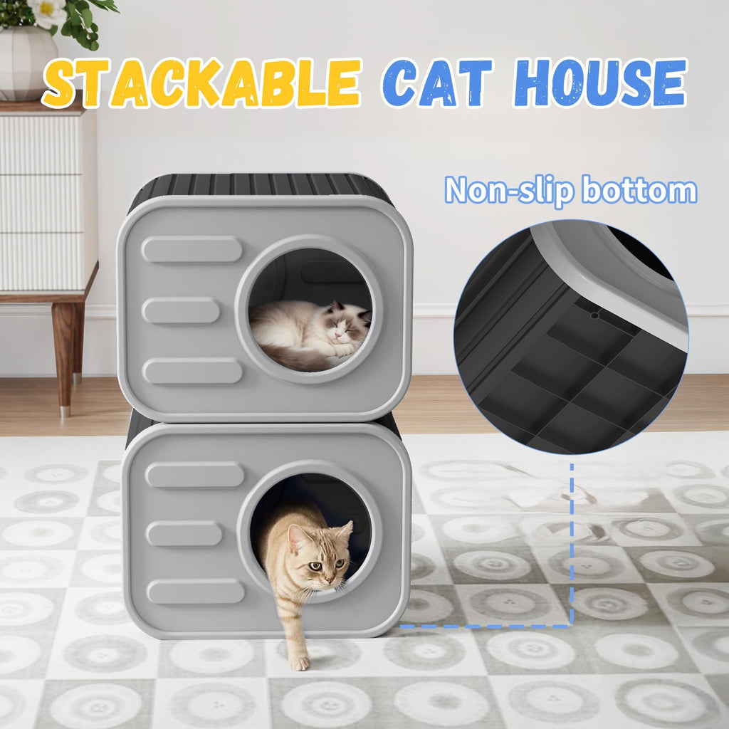 Weatherproof Outdoor Cat House P5505