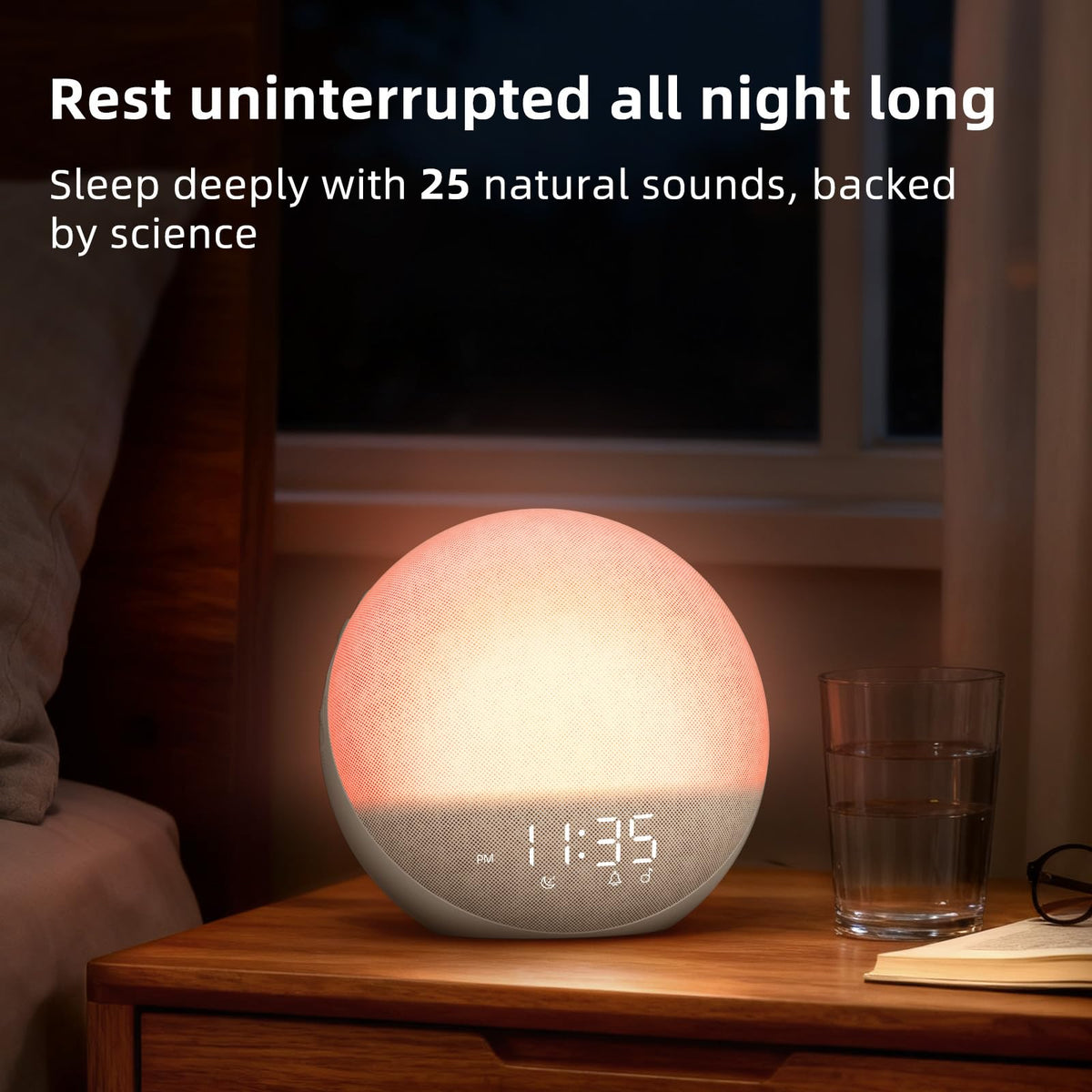 Sunrise Alarm Clock White Noise Machine M240