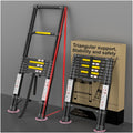 8.5 FT 330 Lbs Aluminum Telescoping Ladder B666118