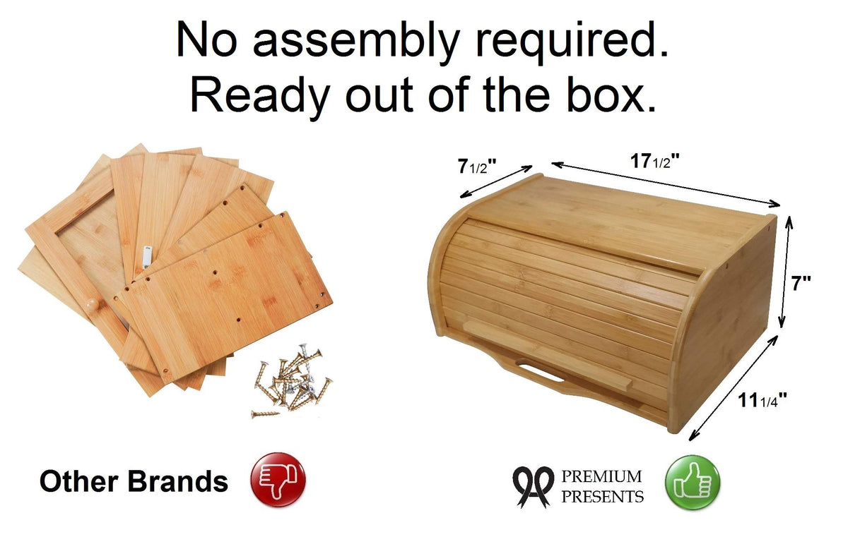 Large Wooden Bread Box F99740