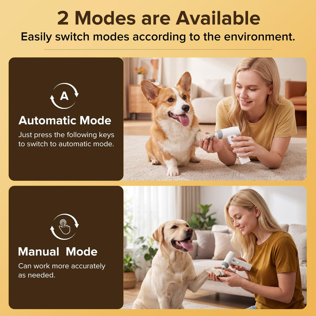 Quiet Electric Dog Nail Grinder with Guard A448965