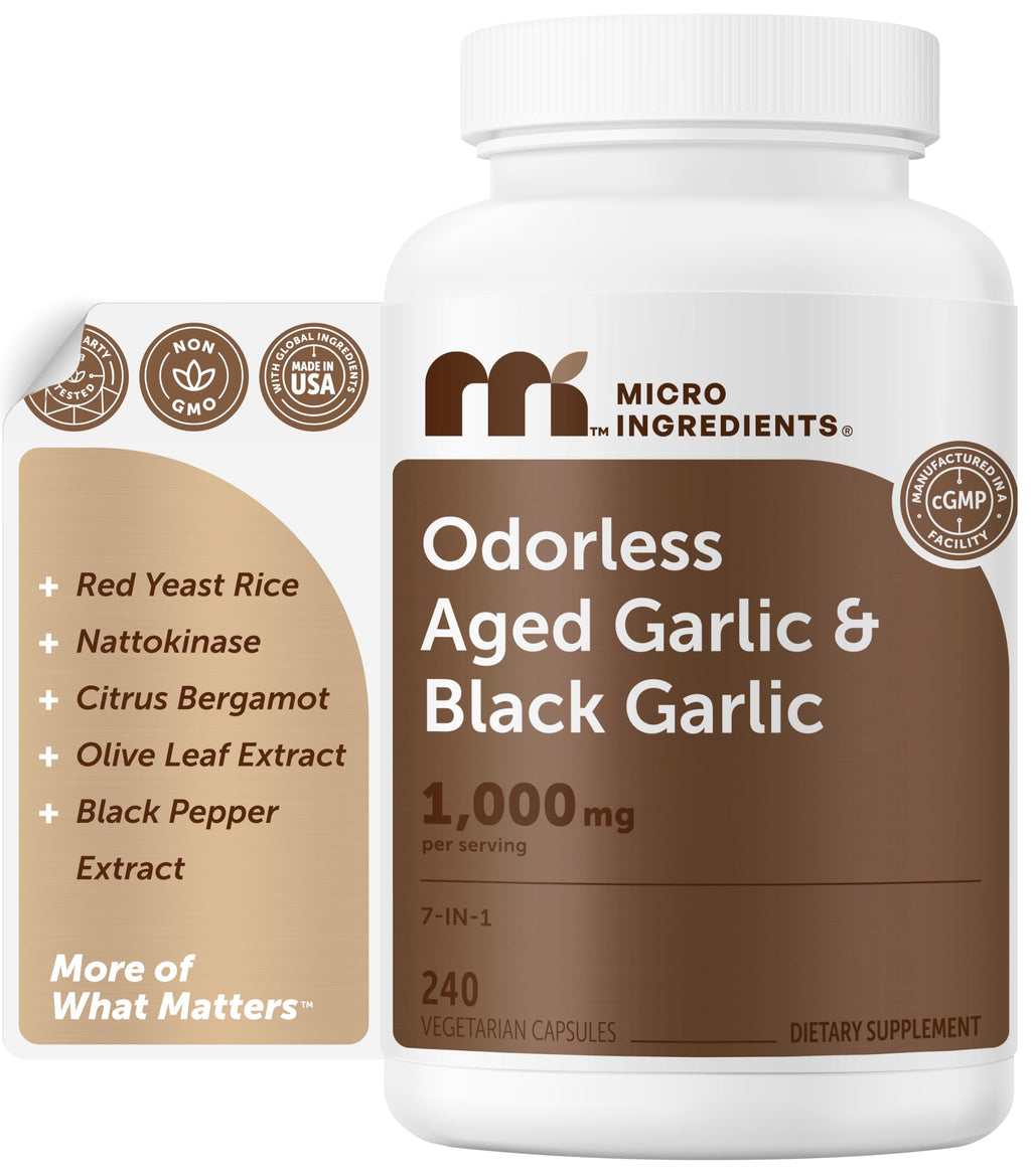 Odorless Aged Garlic & Black Garlic K400
