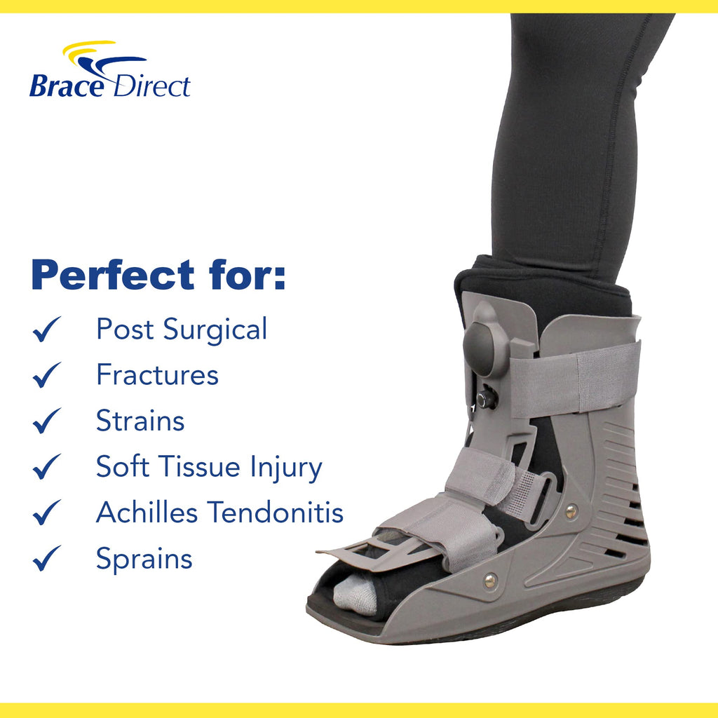 Short Full Shell Walking Boot with Air Pump Small A3936