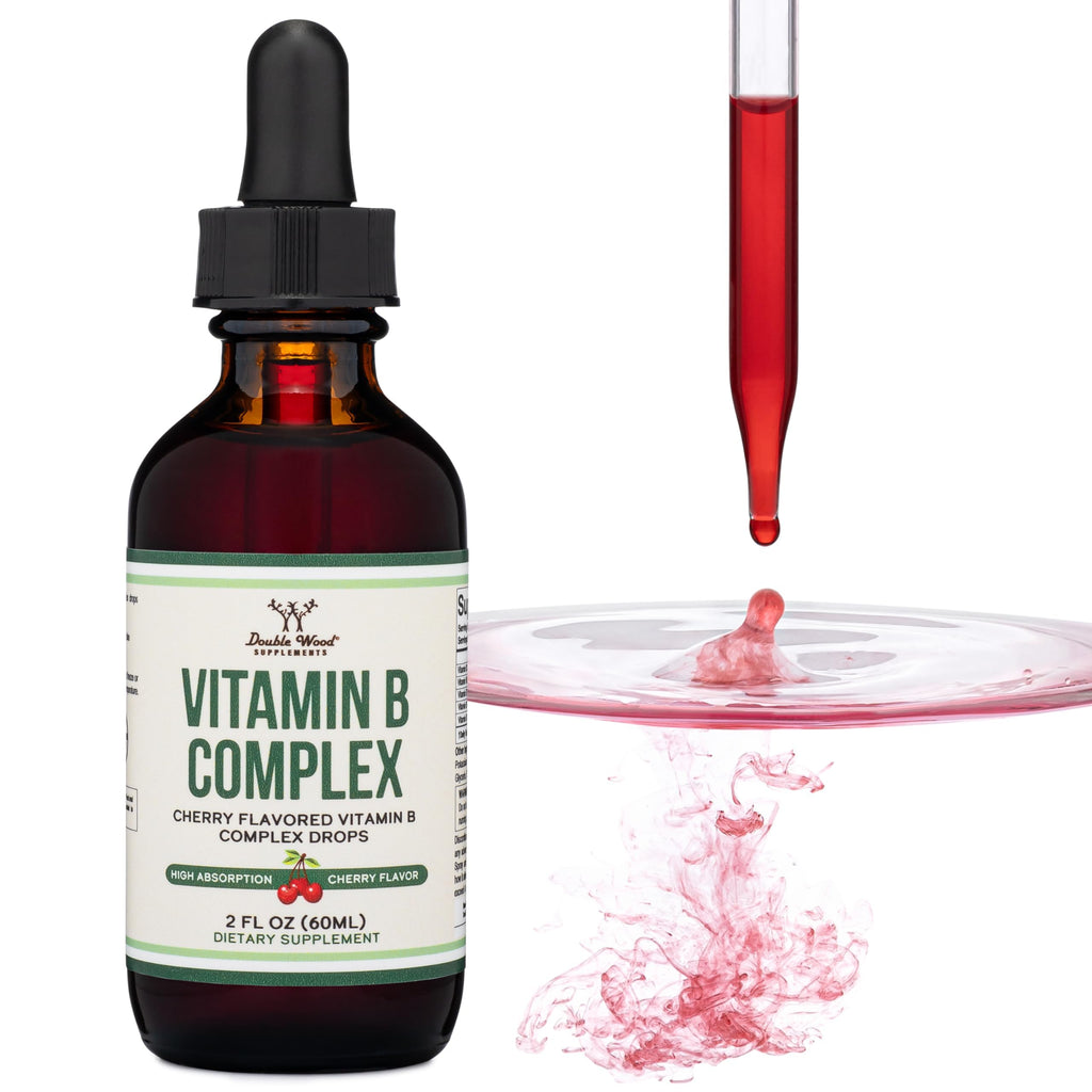 Cherry Flavor Liquid Vitamin B-Complex Drops Q11176