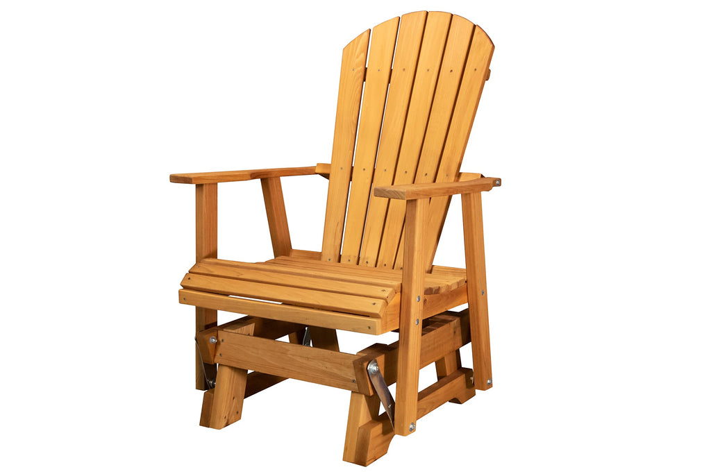 Cedar Fanback Adirondack-Style Glider Y199521