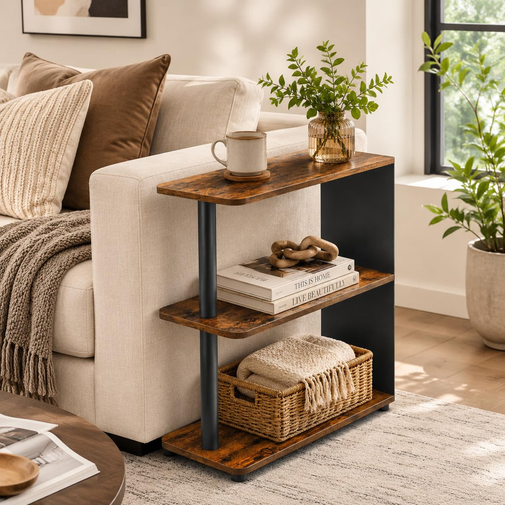 3-Tier Narrow Industrial End Table H421758