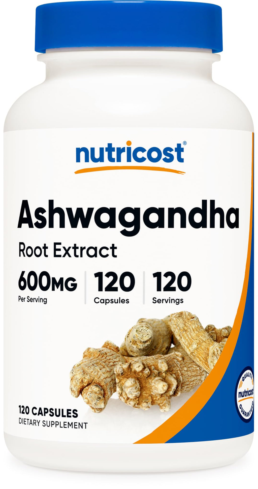 Ashwagandha Herbal Supplement 600mg 120 Capsules A605