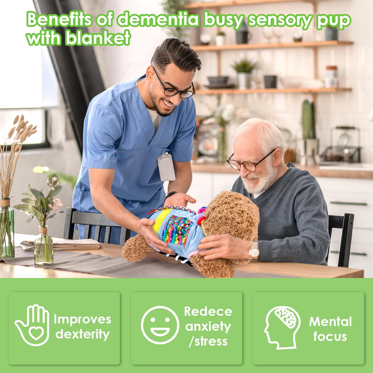 Sensory Dog Blanket for Seniors P2921