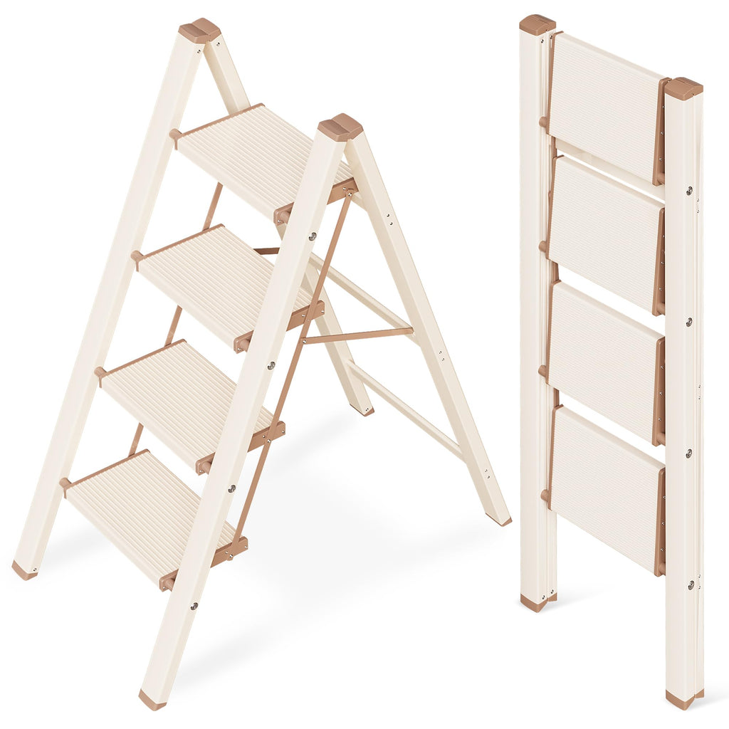 4 Step Ladder with Anti-Slip Wide Pedal G286
