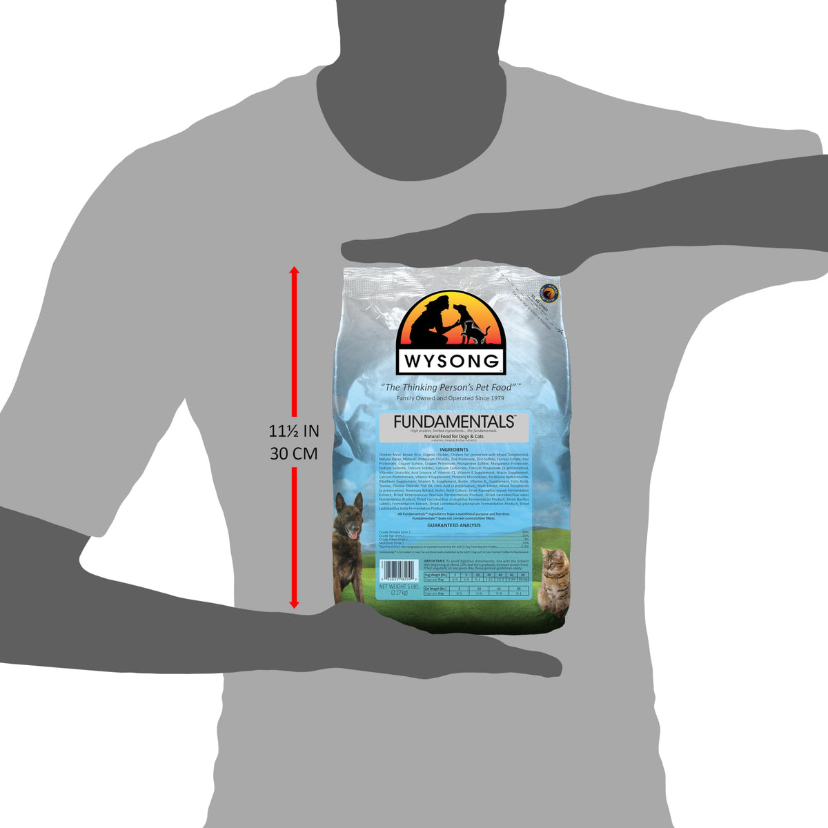 Dry Dog/Cat Food, 5 lb K80828