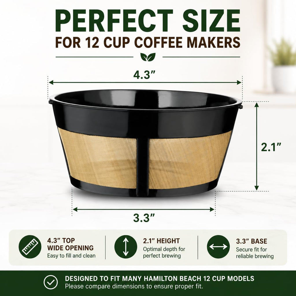 12 Cup Reusable Coffee Filter I420
