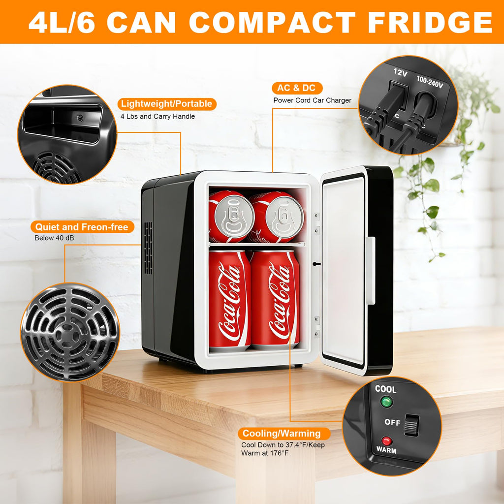 Mini Fridge 4 Liter/6 Cans K485