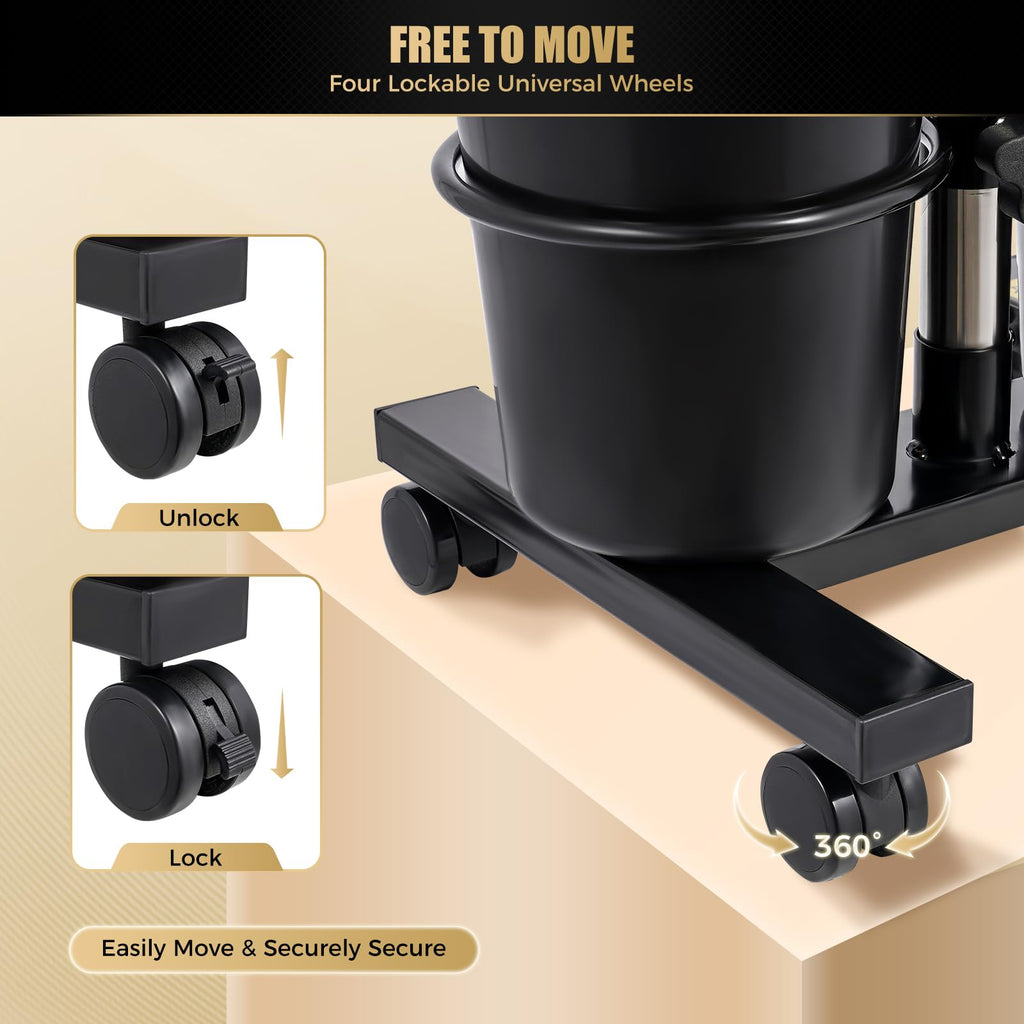 Portable Height Adjustable Shampoo Bowl with Drain Hoses J8536