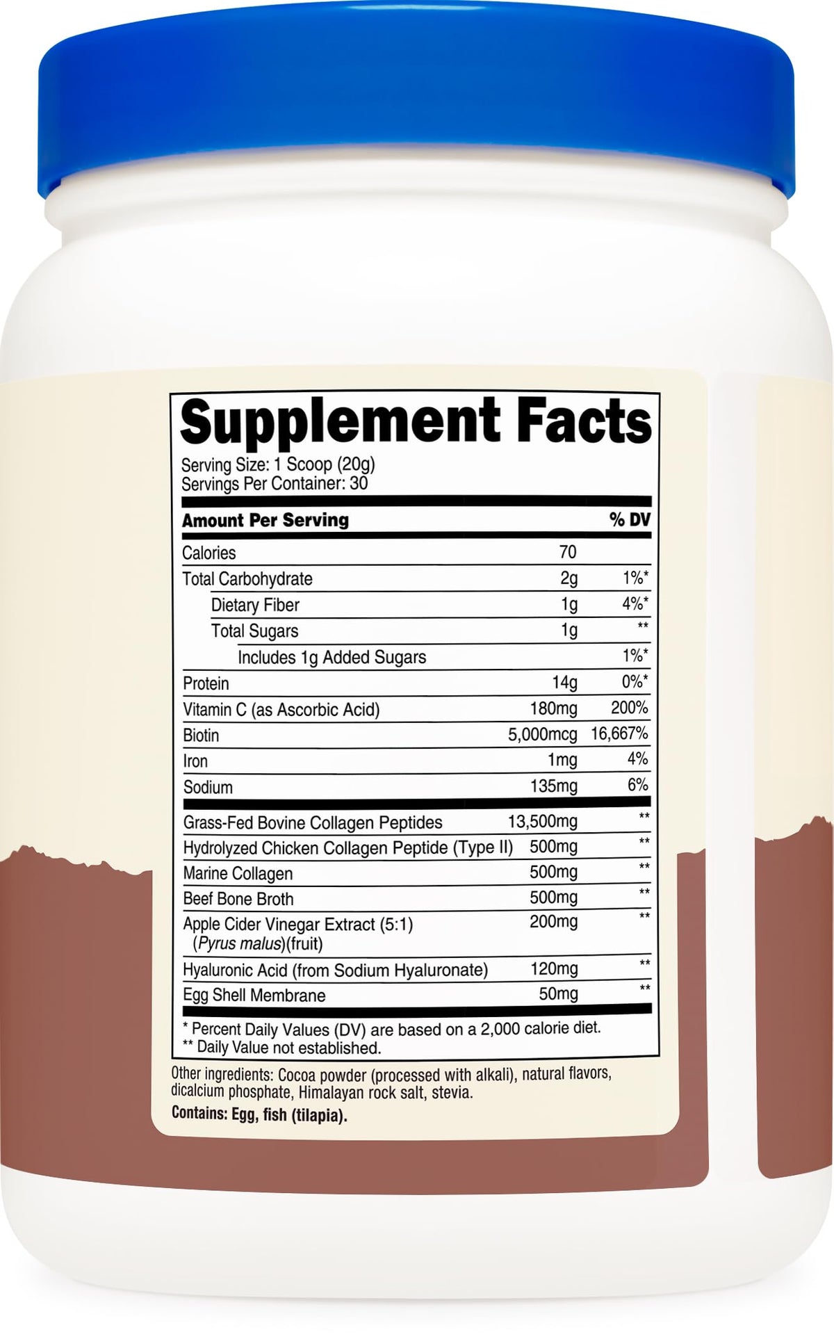 Multi Collagen Protein Powder Milk Chocolate 30 Serv L476546