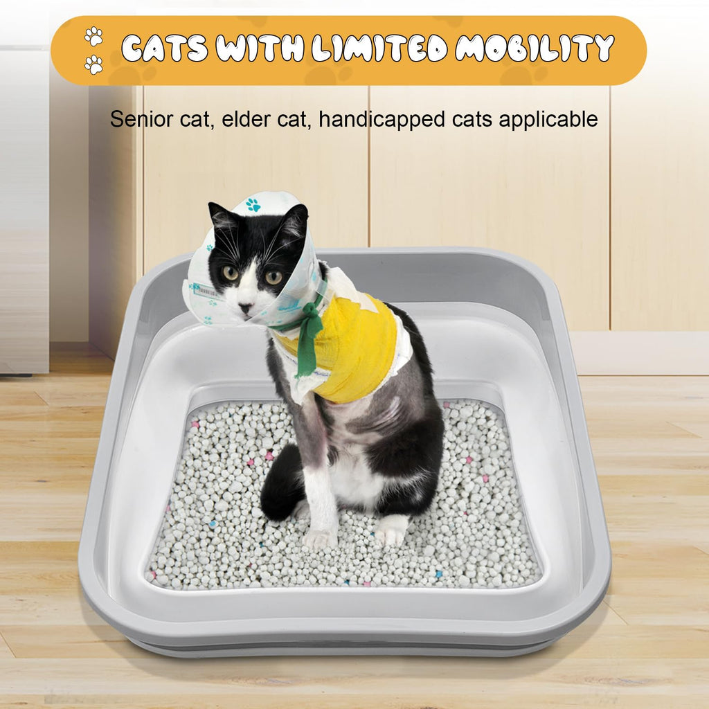 Collapsible Open Cat Litter Box D810