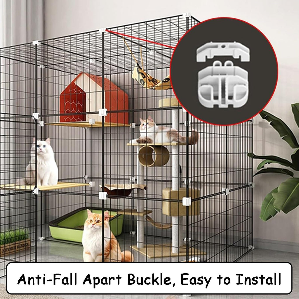 Metal Wire Cat Cage, 3x2x4 Cat Kennel Q75301