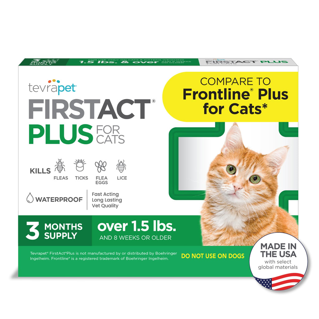 Flea and Tick Topical for Cats 3 Dose Y21594