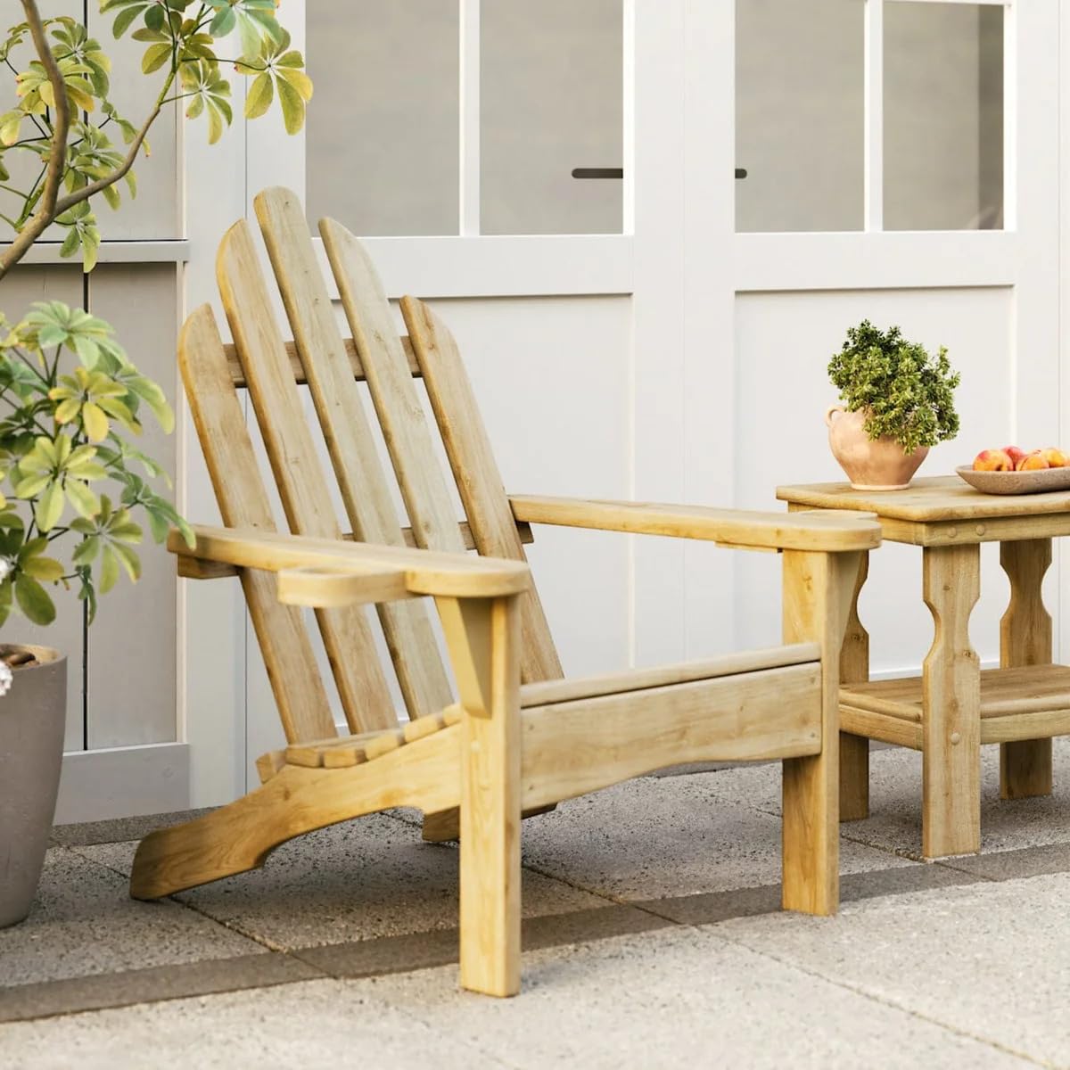 Heavy Duty Adirondack Chair with Cup Holders N401759