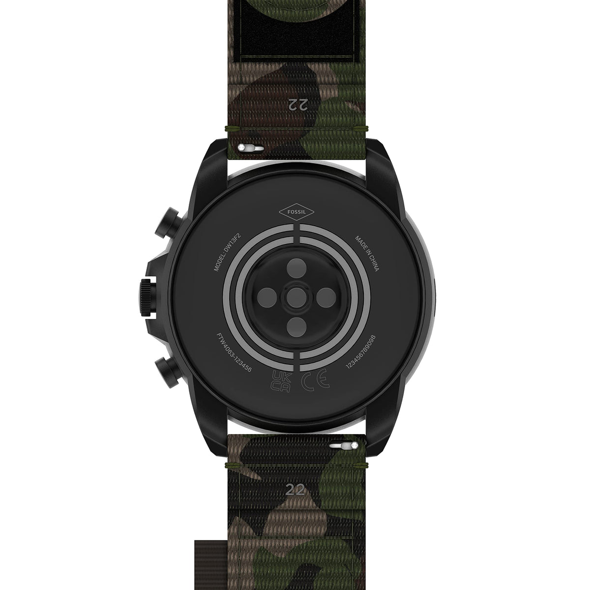 Black Stainless Steel Touchscreen Smart Watch N596614