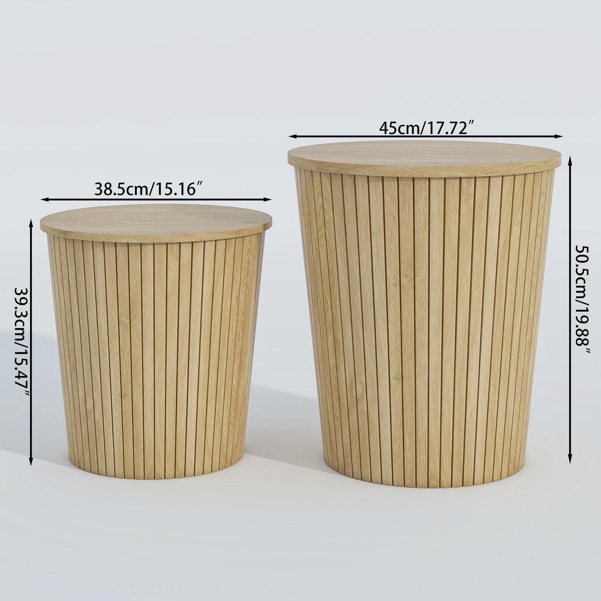 2-Piece Round Coffee Table Set U877402