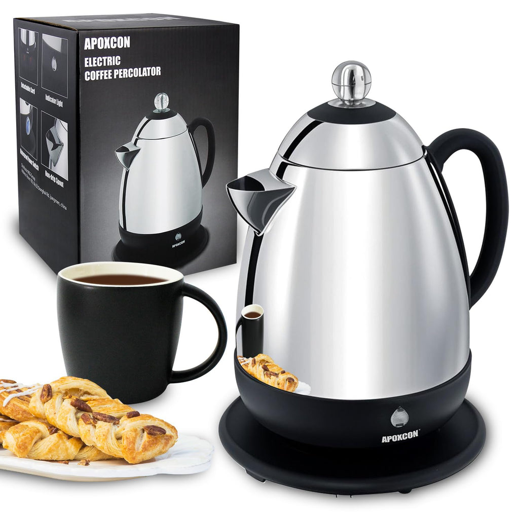 Electric Stainless Steel Coffee Percolator 10 Cup V98011