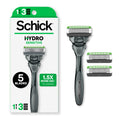 Sensitive 5-Blade Razors with 1 Handle & 3 Refills V44484