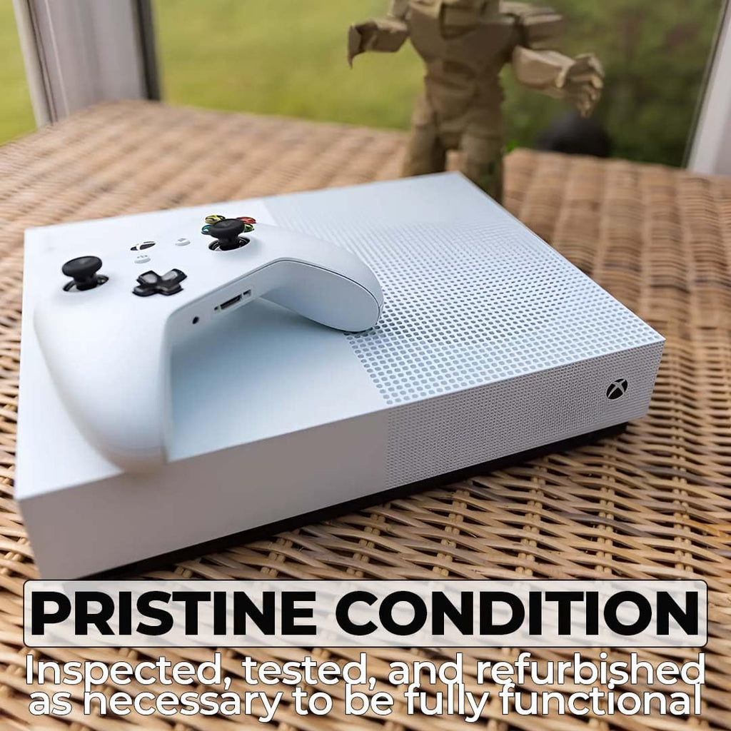 White 1TB All-Digital Console Bundle with Wireless Controller L847237