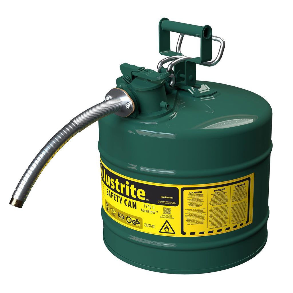 Green Galvanized Steel Safety Can Q156940