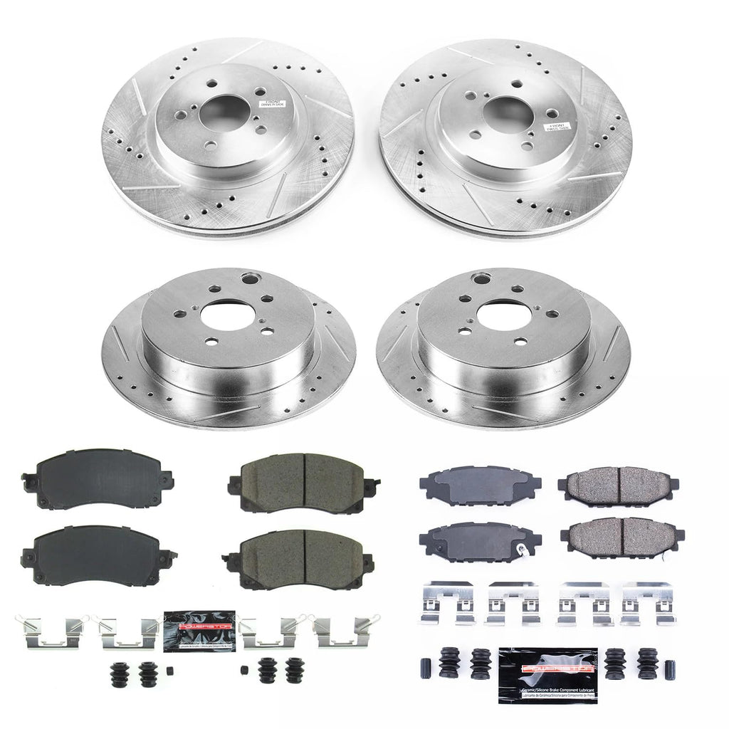 Brake Pad & Rotor Kit Front & Rear K76307
