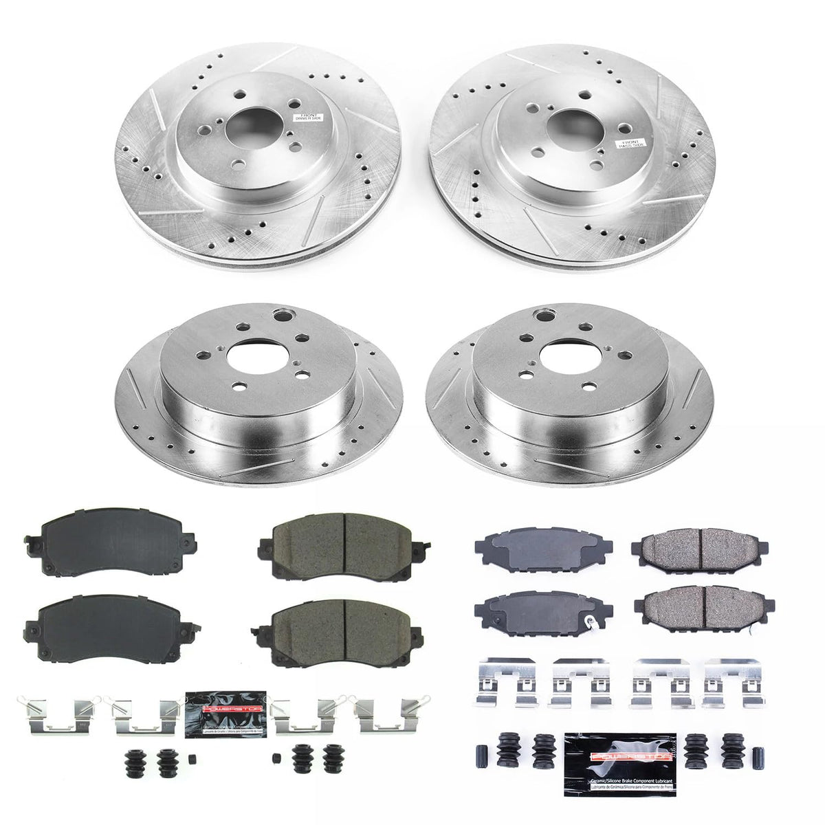 Brake Pad & Rotor Kit Front & Rear K76307