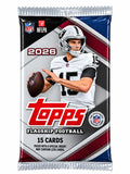 2026 Topps Football Mega Pack -15 Cards Per Pack R9260