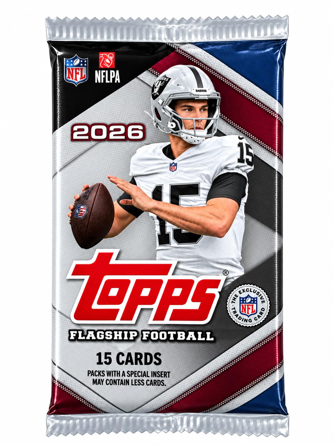 2026 Topps Football Mega Pack -15 Cards Per Pack R9260
