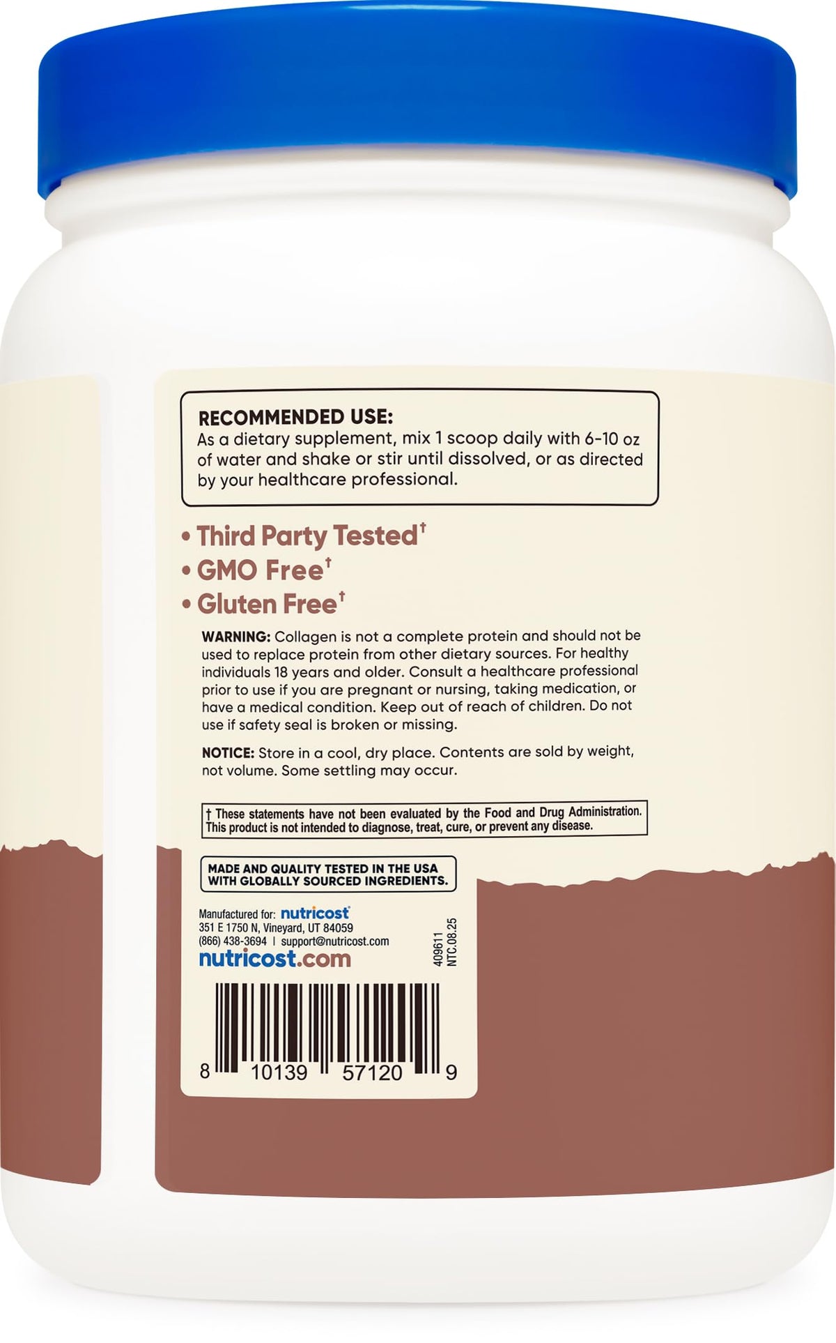 Multi Collagen Protein Powder Milk Chocolate 30 Serv L476546