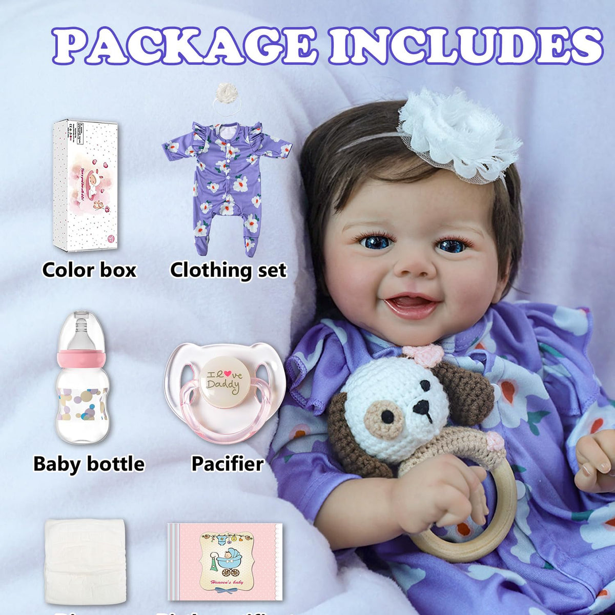 20 Inch Realistic Reborn Baby Dolls K63749