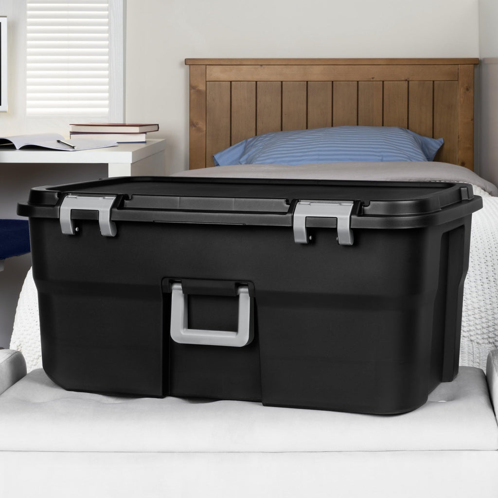 22 Gallon Rolling Storage Trunk with Wheels and Handle R379142