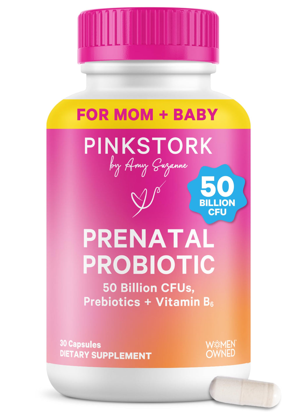 Prenatal Probiotic 50 Billion CFU 30 Capsules L30092
